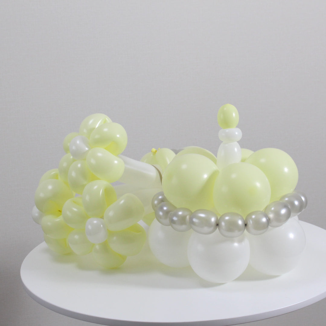 3 flowers bouquet balloon