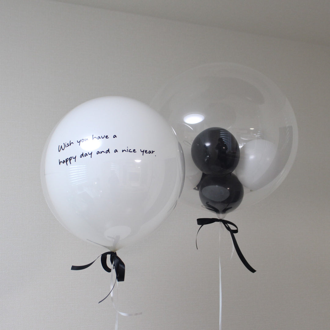 2set monotone float balloon