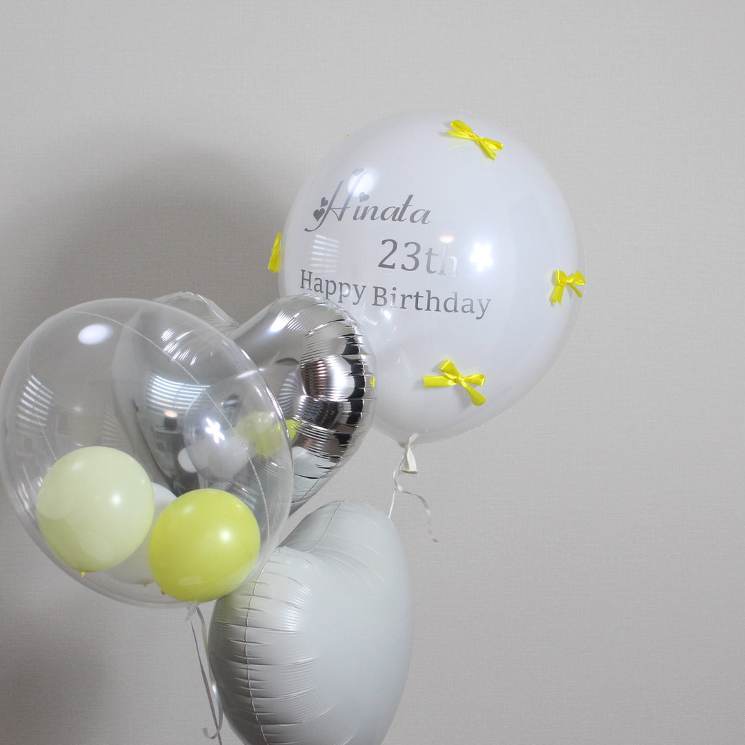 yellow ribbon float balloon
