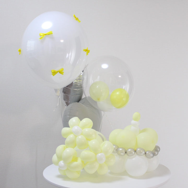 yellow ribbon float balloon