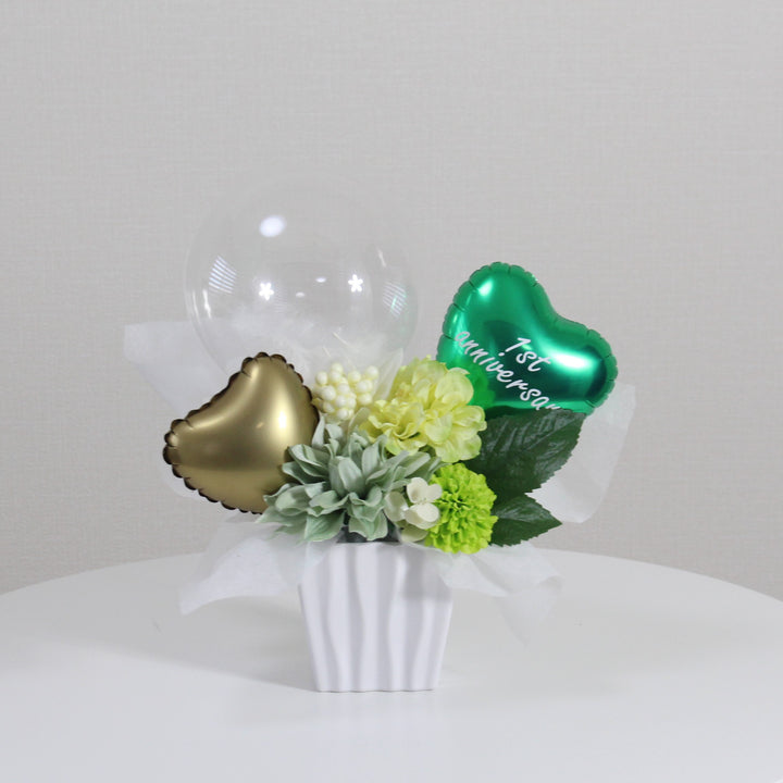 olivegreen feather elegant arrangement