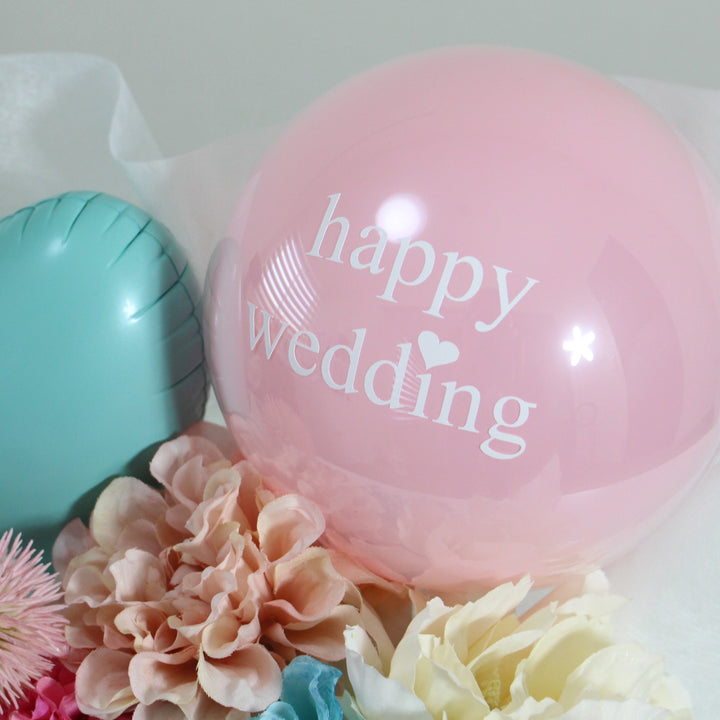 skyblue×pink Lovely flower arrangement