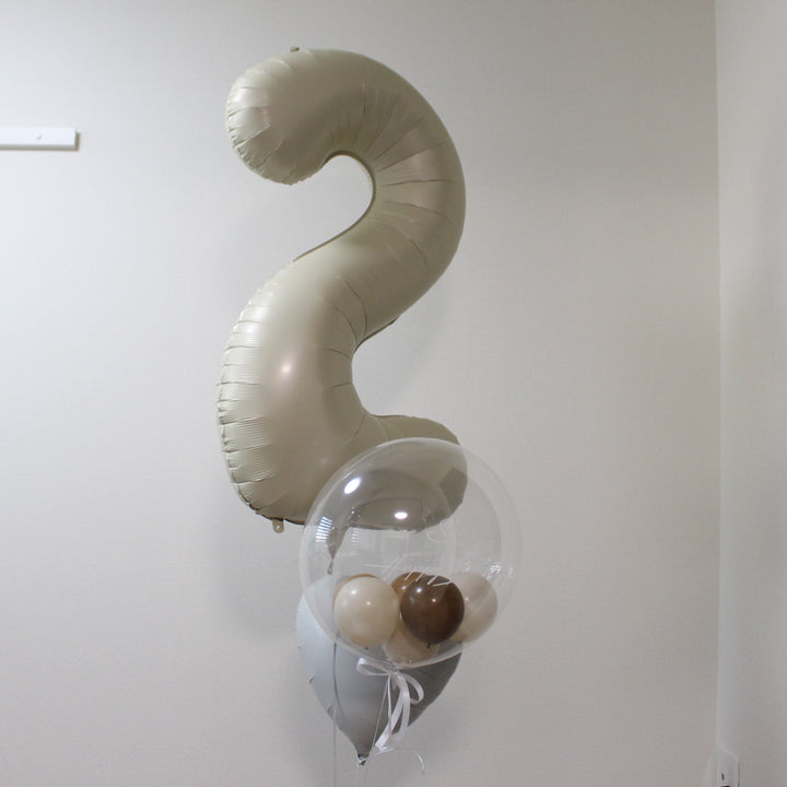 big number float balloon