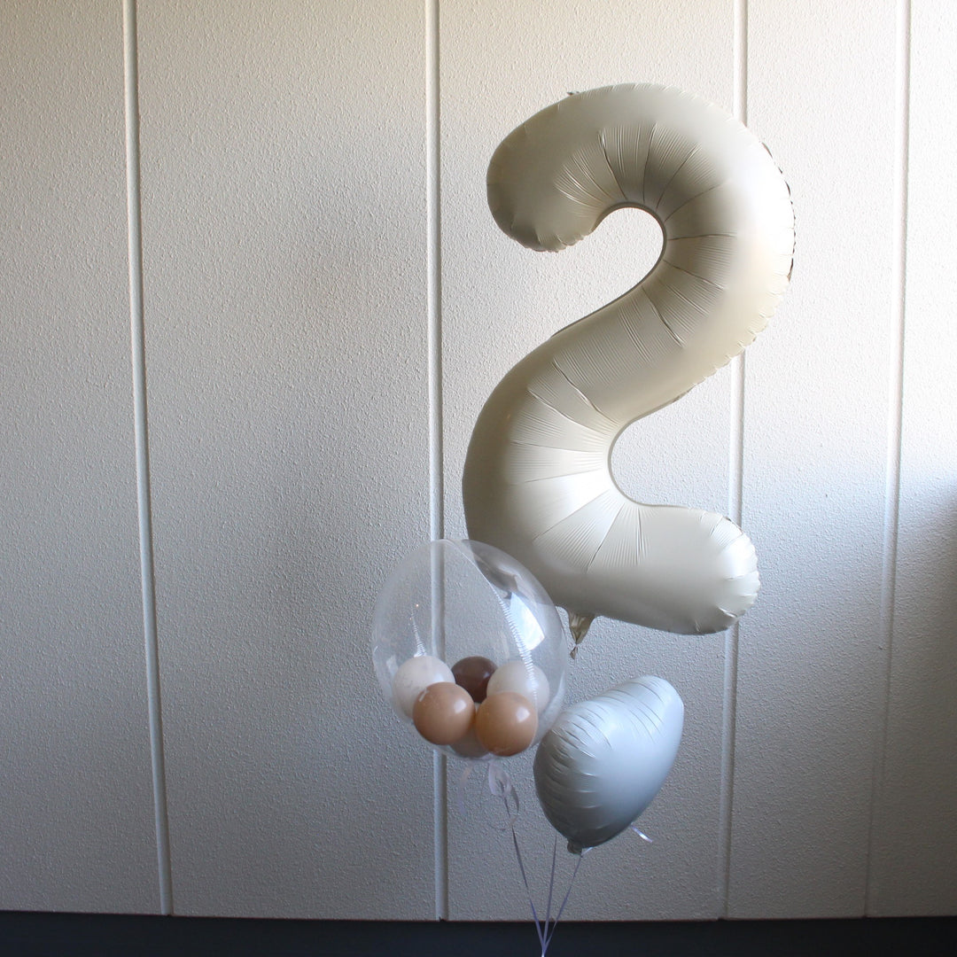 big number float balloon
