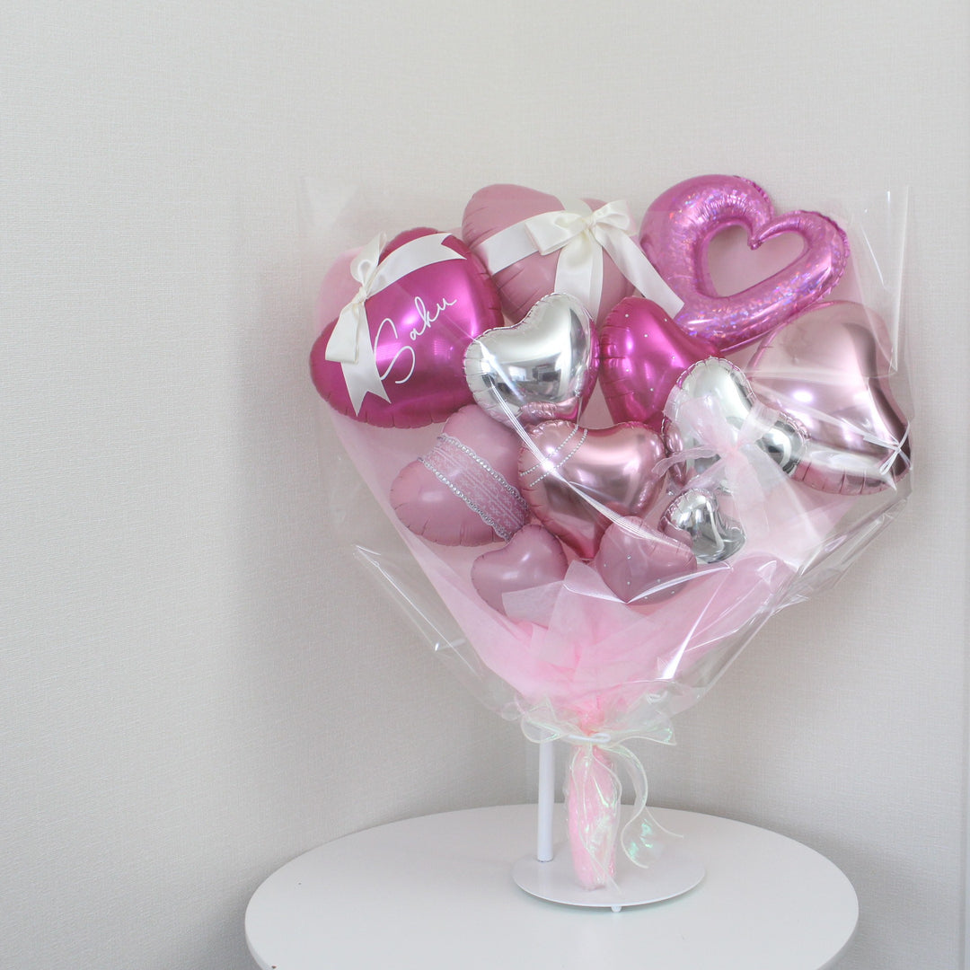 chain of lovely heart bouquet