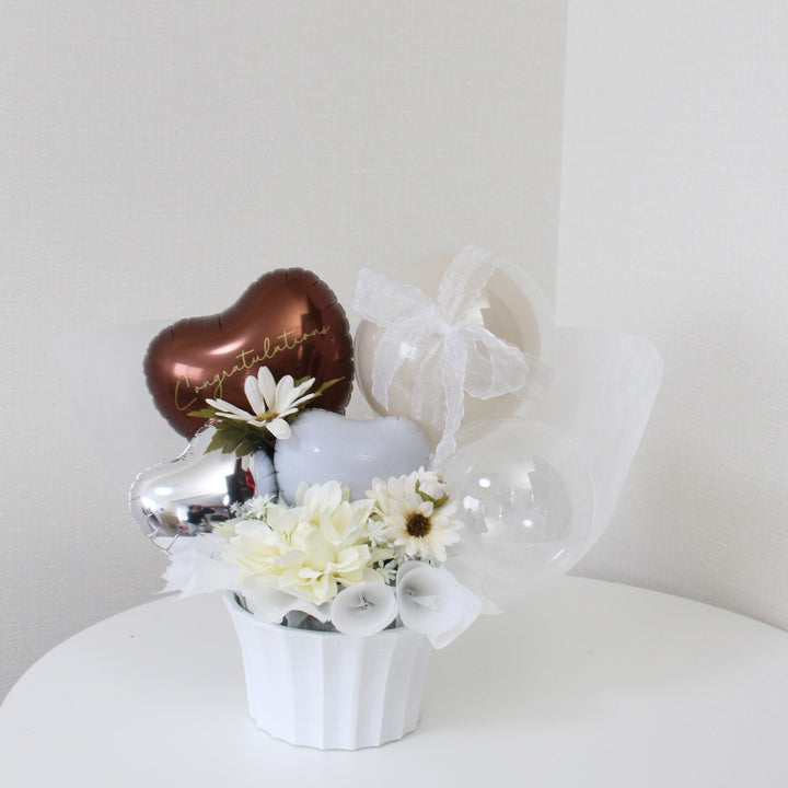 Milk Tea　veil　arrangement"