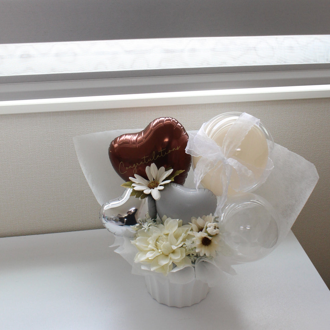 Milk Tea　veil　arrangement"